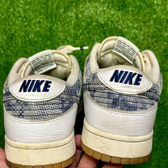 Nike Dunk Low “washed denim” Size 11 - Picture 4 of 9